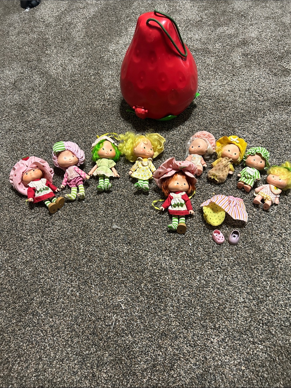 Vintage Strawberry Shortcake Doll collection